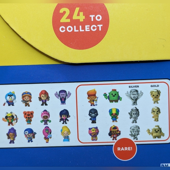 Brawl Stars Bundle with key chain shown + 2 blind minifigurine boxes (random) - Picture 8 of 8